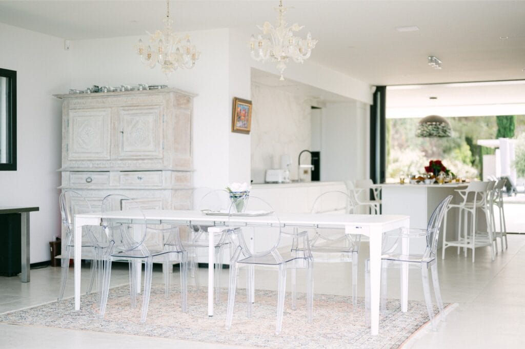 Cuisine salle à manger 2- Villa de Luxe La Cadière d'Azur French Riviera
