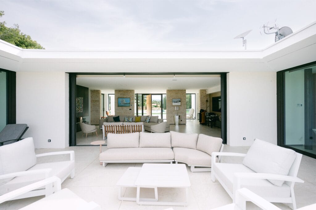 Salon d'été- Villa de Luxe La Cadière d'Azur French Riviera